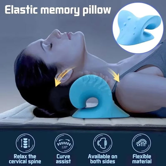 Cervical Massage Pillow U-Shaped Pillow Gravity Shiatsu Cervical Massage Pillow Neck & Shoulder Stretch Neck Relaxation