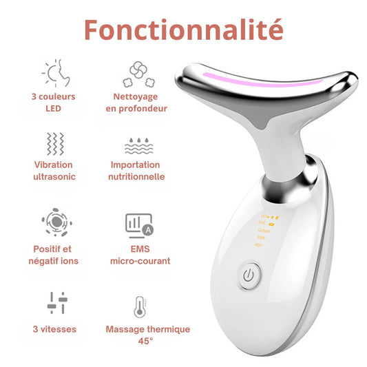 Masseur Lifting LED pour le Visage et le Cou